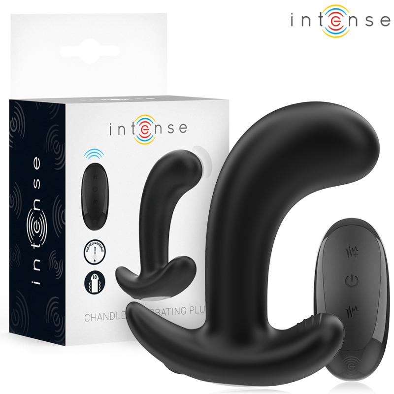 INTENSE - CHANDLER PLUG ANAL 10 VIBRACIONES NEGRO CONTROL REMOTO INTENSE - CHANDLER PLUG ANAL 10 VIBRACIONES NEGRO CONTROL REMOTO