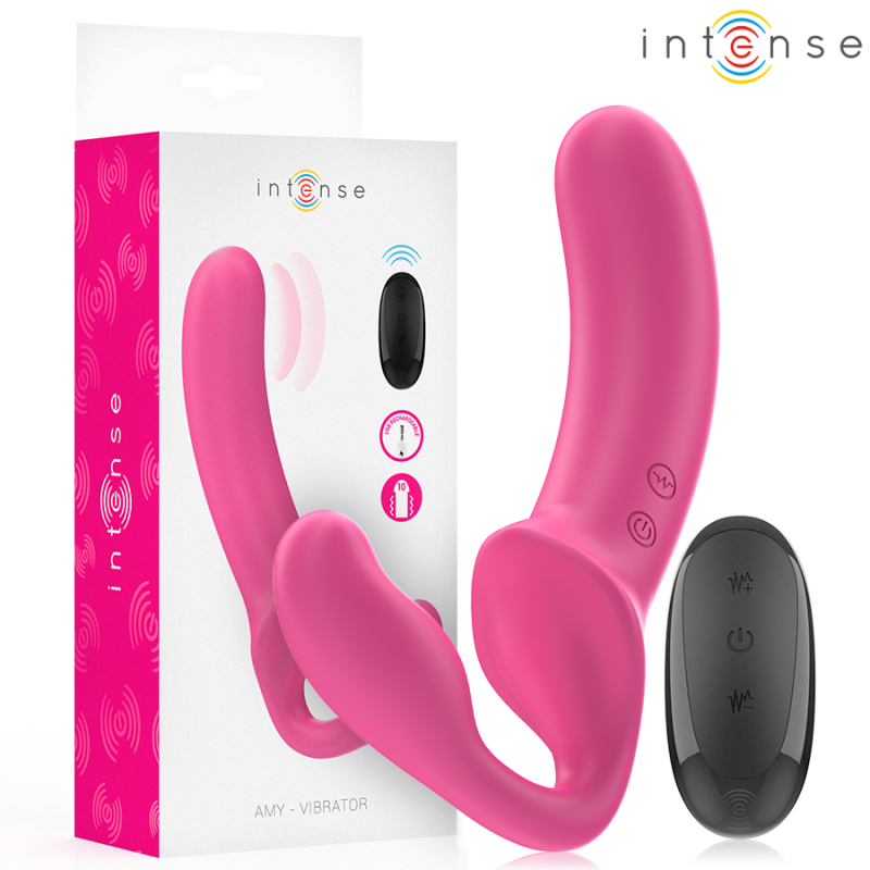 INTENSE - AMY DOPPIO VIBRATORE 20 CM ROSA TELECOMANDO INTENSE - AMY DOPPIO VIBRATORE 20 CM ROSA TELECOMANDO