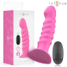 INTENSE - CINDY VIBRATOR SIZE L SPIRAL DESIGN 10 VIBRATIONS PINK REMOTE CONTROL