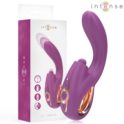 INTENSE - LALI MULTIFUNKTIONS-G-PUNKT-VIBRATOR TAPPING and STOSS and VIBRATION LILA