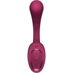 SATISFYER - G PER DEA 2 VIBRATORE CONIGLIO BOTTIGLIA BORDEAUX