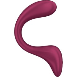 SATISFYER - G PER DEA 2 VIBRATORE CONIGLIO BOTTIGLIA BORDEAUX
