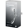 SATISFYER - COSMIC CREST 2 GODEMICHET DOUBLE EN ACIER INOXYDABLE