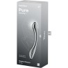 SATISFYER - PURE GRAVITY 1 GODEMICHET DOUBLE EXTRÉMITÉ EN ACIER INOXYDABLE