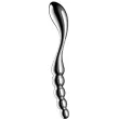 SATISFYER - STAR FORCE 1 STAINLESS STEEL DOUBLE-ENDED DILDO