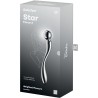SATISFYER - STAR FORCE 2 STAINLESS STEEL DOUBLE-ENDED DILDO
