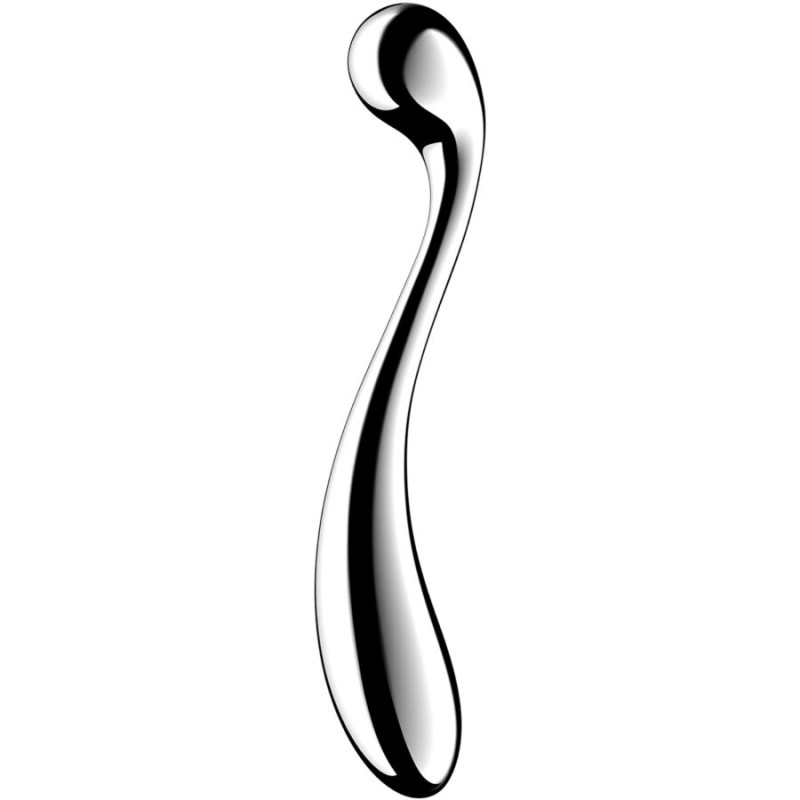 SATISFYER - DILDO A DOPPIA ESTREMITÀ IN ACCIAIO INOX STAR FORCE 4