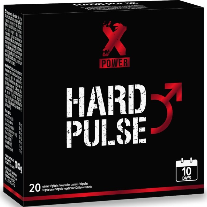 XPOWER – HARD PULSE EXPRESS-KUR FÜR 10 TAGE, MEHR EREKTION UND AUSDAUER, 20 KAPSELN