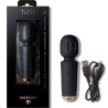 ROCKS-OFF - MINI RECHARGEABLE WAND 16 FUNCTIONS BLACK TULIP