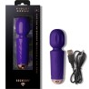 ROCKS-OFF - MINI RECHARGEABLE WAND 16 FUNCTIONS BLACK TULIP
