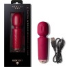 ROCKS-OFF - MINI BAGUETTE RECHARGEABLE 16 FONCTIONS TULIPE NOIRE