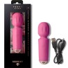 ROCKS-OFF - MINI RECHARGEABLE WAND 16 FUNCTIONS BLACK TULIP