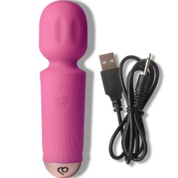 ROCKS-OFF - MINI RECHARGEABLE WAND 16 FUNCTIONS BLACK TULIP