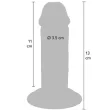 GET REAL - DELUXE DICKER DOPPELDICHTER TPE-PENDIGES, 13 CM GET REAL - DELUXE DICKER DOPPELDICHTER TPE-PENDIGES, 13 CM