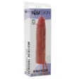 GET REAL - FUNDA HYDRATED SKIN DE SILICONA PARA PENE CARAMELO 20 CM GET REAL - FUNDA HYDRATED SKIN DE SILICONA PARA PENE CARAMELO 20 CM