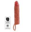 GET REAL - HYDRATED SKIN SILICONE VIBRATING PENIS SLEEVE CARAMEL 20 CM GET REAL - HYDRATED SKIN SILICONE VIBRATING PENIS SLEEVE CARAMEL 20 CM