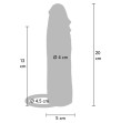 GET REAL - GUAINA VIBRANTE PER PENE IN SILICONE PER PELLE IDRATATA CARAMELLO 20 CM GET REAL - GUAINA VIBRANTE PER PENE IN SILICONE PER PELLE IDRATATA CARAMELLO 20 CM