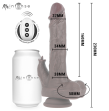 MR INTENSE - MORGAN REALÍSTICO MULTIFUNCIÓN CON VIBRACIÓN Y UP AND DOWN CONTROL REMOTO 23 CM -O- 3.5 CM MR INTENSE - MORGAN REALÍSTICO MULTIFUNCIÓN CON VIBRACIÓN Y UP AND DOWN CONTROL REMOTO 23 CM -O- 3.5 CM
