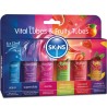 KIT DE LUBRIFIANTS VITAL and FRUITY POUR LA PEAU - 6 x 12 ML