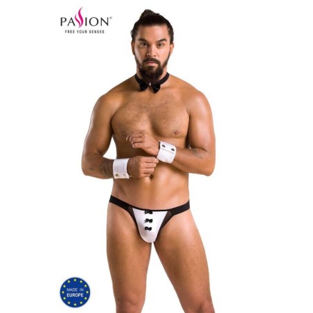 PASSION - 036 SLIP ALFROJO NEGRO S-M