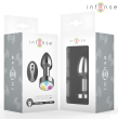 INTENSE - PLUG ANAL VIBRANT EN MÉTAL AVEC LUMIÈRES LED ET TÉLÉCOMMANDE - TAILLE M INTENSE - PLUG ANAL VIBRANT EN MÉTAL AVEC LUMIÈRES LED ET TÉLÉCOMMANDE - TAILLE M
