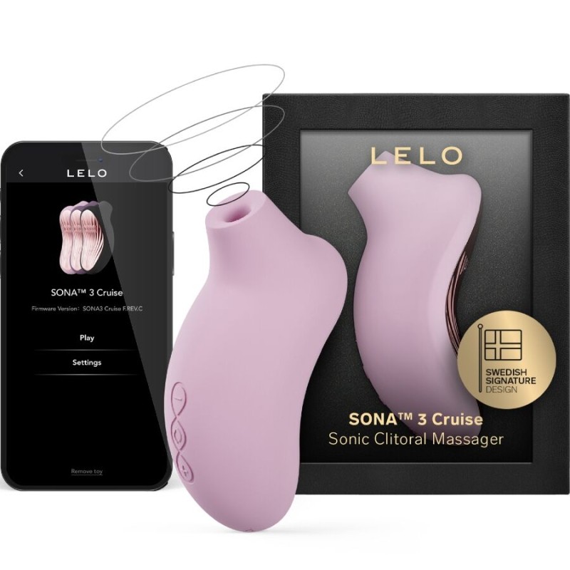 LELO - SONA 3 CRUISE SONIC CLITORAL MASSAGER BLACK
