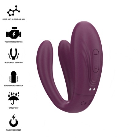INTENSE - STIMOLATORE A MORSETTO CON VIBRAZIONE E TAPPING SANDRA CON TELECOMANDO