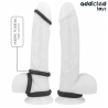 ADDICTED TOYS - SET DI ANELLI PER IL PENE TESTURIZZATI 4 MISURE