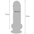 GET REAL - PÉNIS RÉALISTE DE LUXE AVEC TESTICULES EXTRA ÉPAIS DE 23 CM GET REAL - PÉNIS RÉALISTE DE LUXE AVEC TESTICULES EXTRA ÉPAIS DE 23 CM