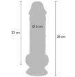 GET REAL - DELUXE REALISTIC PENIS WITH TESTICLES EXTRA THICK 28 CM GET REAL - DELUXE REALISTIC PENIS WITH TESTICLES EXTRA THICK 28 CM