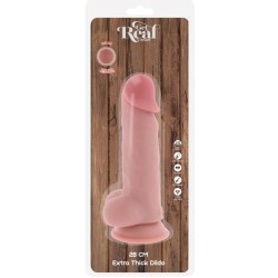 GET REAL - PENE REALISTICO DELUXE CON TESTICOLI EXTRA SPESSI 28 CM
