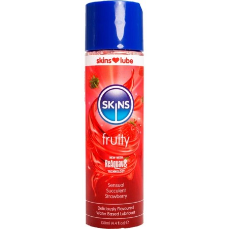 SKINS - LUBRIFIANT FRUITÉ À BASE DEAU FRAISE 130 ML