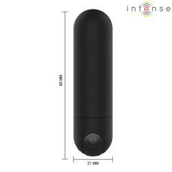INTENSE - KAREN MINI RECHARGEABLE VIBRATING BULLET BLACK