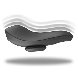 BLACKandSILVER - PRESTON WIEDERAUFLADBARER SILIKON-VIBRATOR-PANTIE SCHWARZ