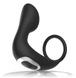 BLACKandSILVER - REMOTE CONTROL ANAL MASSAGER RECHARGEABLE SILICONE BLACK BLACKandSILVER - REMOTE CONTROL ANAL MASSAGER RECHARGEABLE SILICONE BLACK