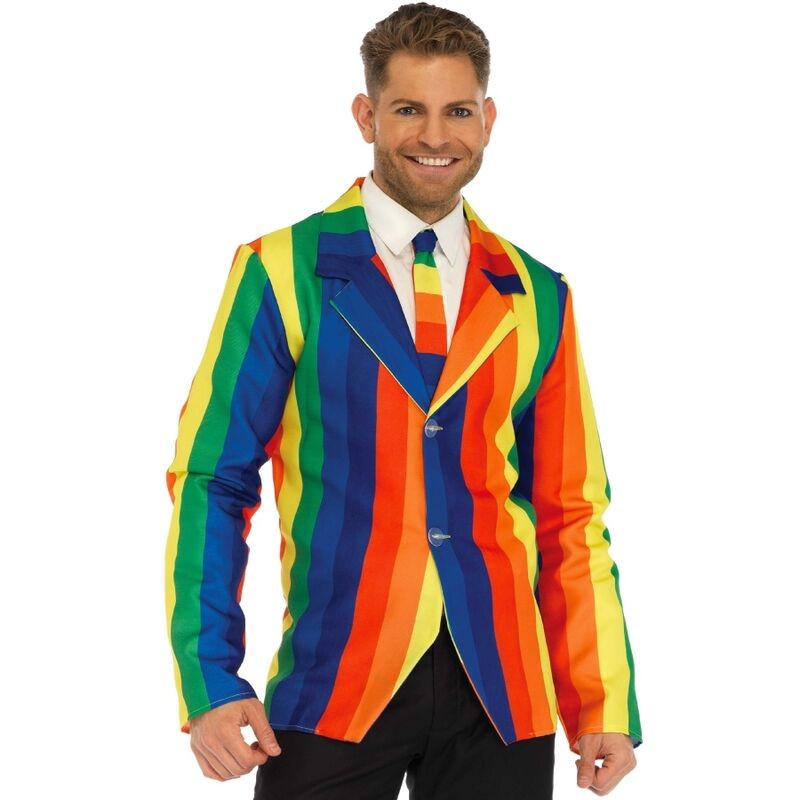LEG AVENUE - BLAZER KRAWATTE REGENBOGEN S