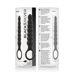 BLACKandSILVER - BOB POWERFUL SILICONE ANAL DILATOR