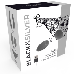 BLACKandSILVER - ZARA ESTIMULADOR CONTROL REMOTO CON PANTY GRATIS