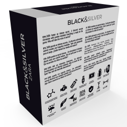 BLACKandSILVER - ZARA ESTIMULADOR CONTROL REMOTO CON PANTY GRATIS
