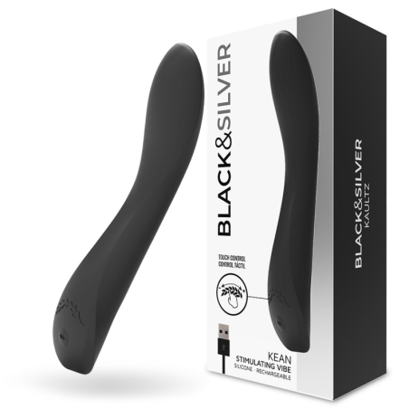 BLACKandSILVER - KEAN VIBRADOR TOUCH CONTROL
