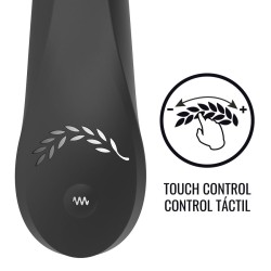 BLACKandSILVER - KEAN VIBRATOR TOUCH CONTROL