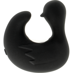 BLACKandSILVER - DUCKYMANIA RECHARGEABLE SILICONE STIMULATING DUCK THIMBLE