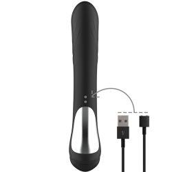 BLACKandSILVER - JAMIE VIBRADOR RABBIT EFECTO WAVE