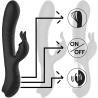 BLACKandSILVER - JAMIE VIBRADOR RABBIT EFECTO WAVE