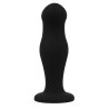 BLACKandSILVER - SEAN PLUG ANAL PREMIUM SILICONE BLACK