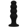 BLACKandSILVER - SCOTT PREMIUM SILICONE ANAL PLUG BLACK
