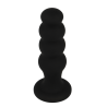 BLACKandSILVER - PLUG ANAL EN SILICONE SCOTT PREMIUM NOIR