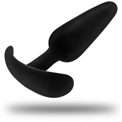 BLACKandSILVER - BOUCHON ANAL EN SILICONE HANSEL AVEC PETITE POIGNÉE