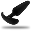BLACKandSILVER - KAEL SILIKON ANALPLUG MIT MITTLEREM GRIFF BLACKandSILVER - KAEL SILIKON ANALPLUG MIT MITTLEREM GRIFF