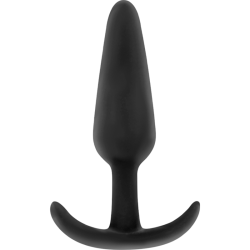 BLACKandSILVER - PLUG ANALE IN SILICONE KAEL CON MANICO MEDIO